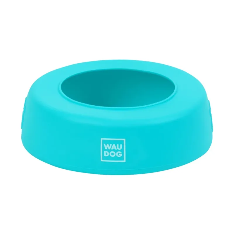 Миска-непроливайка 1 л, блакитний WAUDOG Silicone Bowl