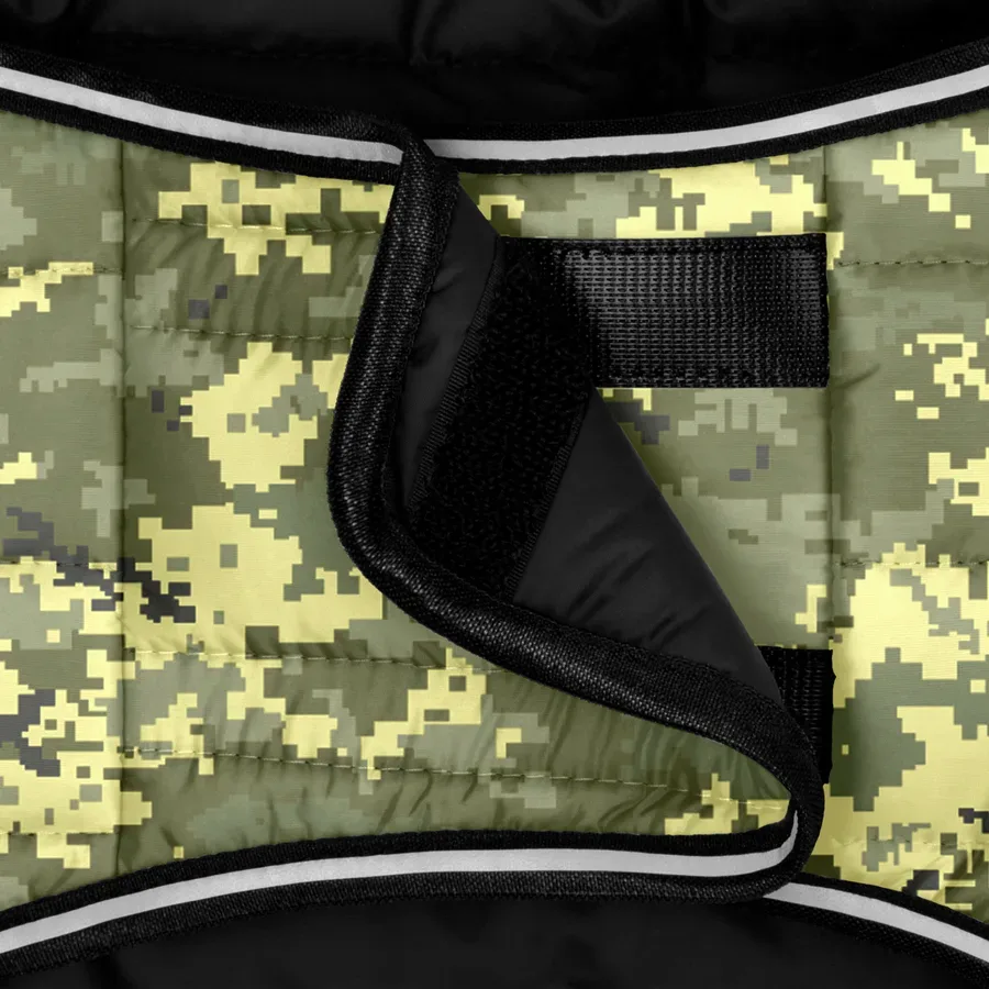 Курточка-накидка для собак «Мілітарі», XS WAUDOG Clothes Dog Cape Jacket Military