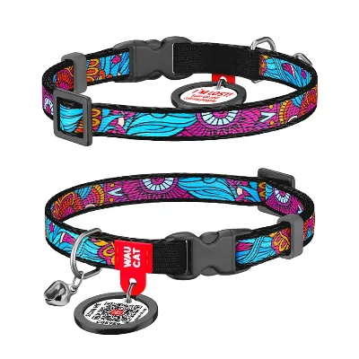 Нашийник для котів нейлоновий «Літо», XS WAUCAT Nylon Collar Summer