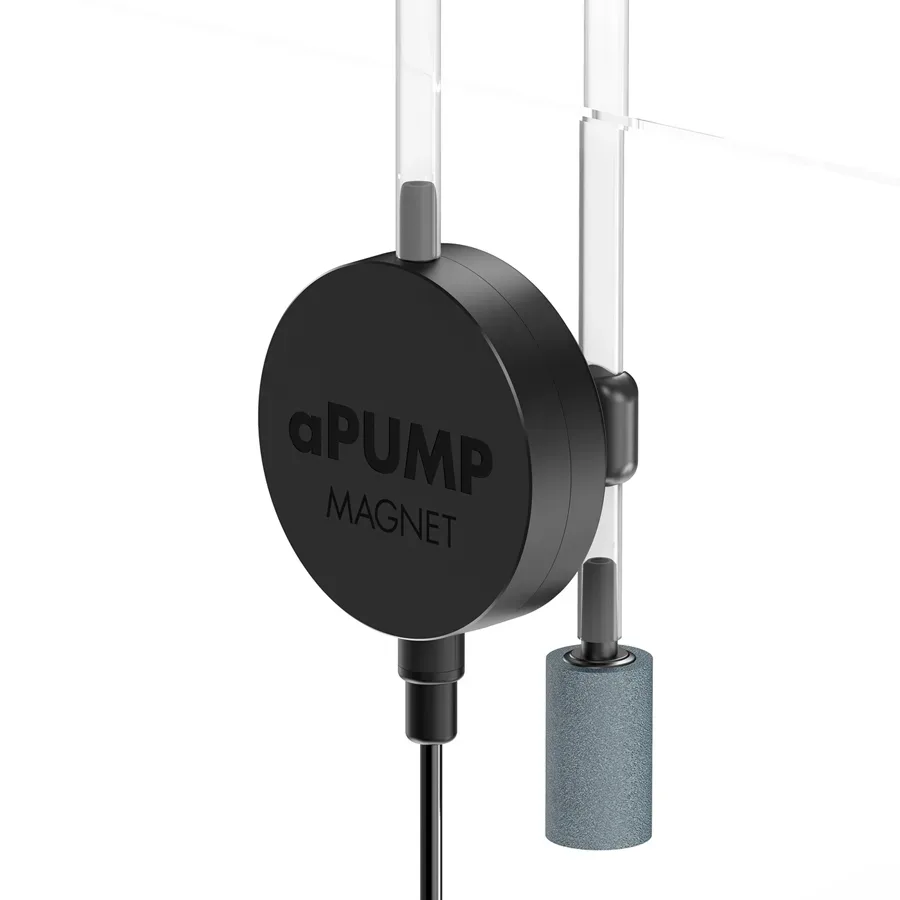Безшумний акваріумний компресор aPUMP Magnet для акваріумів до 100л AquaLighter aPUMP Air Pump