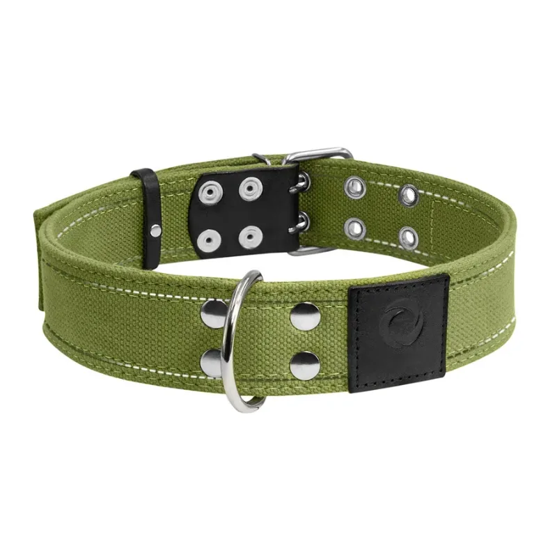 Ошейник х/б тесьма Брезент двойной, XL Collar Canvas Collar