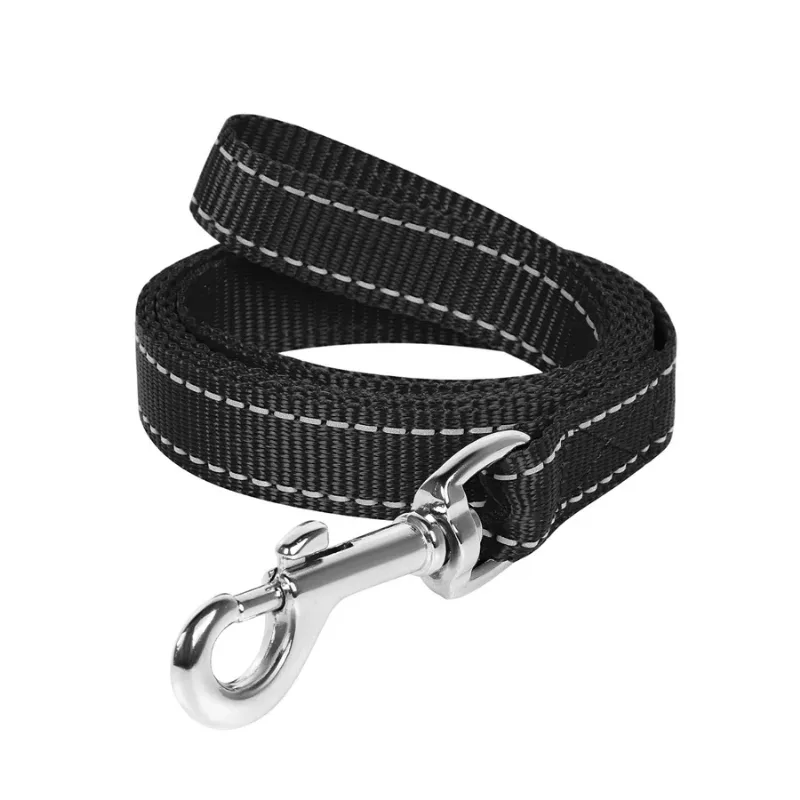 Поводок нейлоновый, 20 мм × 150 см, M, черный Dog Extreme Leash