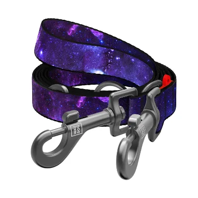 Повідець-перестібка для собак «NASA21», M WAUDOG Nylon Adjustable Leash NASA21