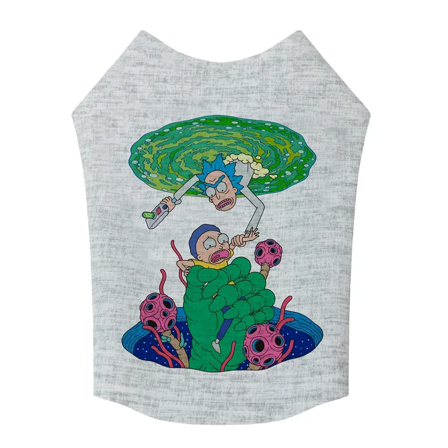 Майка для собак «Рик и Морти 3», S30 WAUDOG Clothes Dog T-Shirt Rick and Morty 3