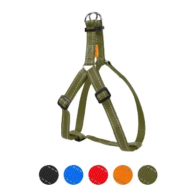 Шлея з нейлону регульована, L, хакі Dog Extreme Harness