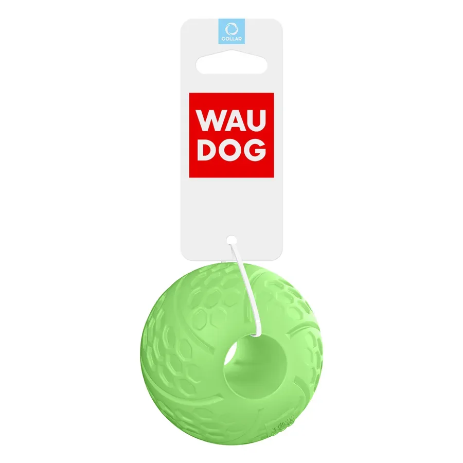 М'ячик світлонакопичувальний з отвором для смаколиків, 7 см WAUDOG Fun Ball