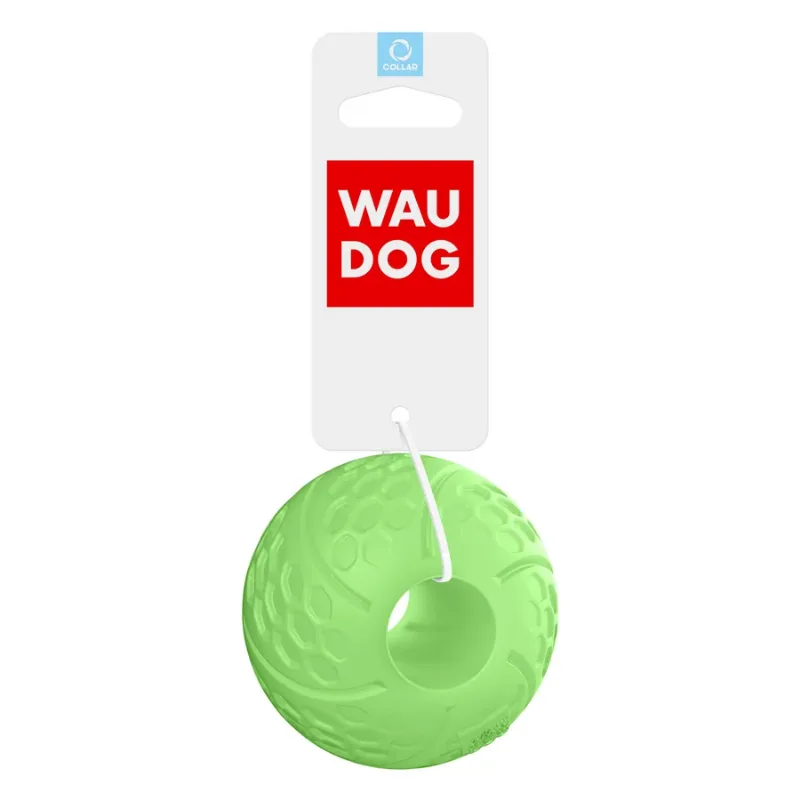 М'ячик світлонакопичувальний з отвором для смаколиків, 7 см WAUDOG Fun Ball