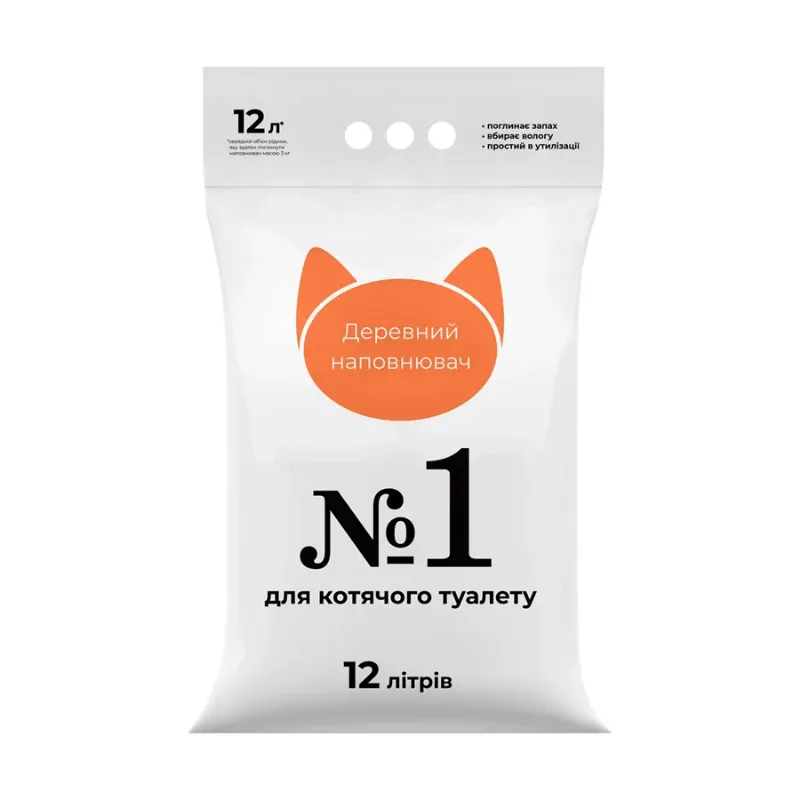 Древесный наполнитель 3кг SuperCat No.1 Cat Litter