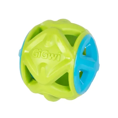 Іграшка для собак М'яч, салатовий, гума, 9 см GiGwi Basic EDGE Ball Toy