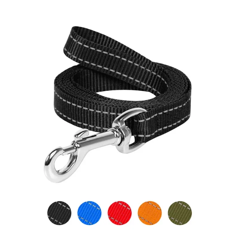 Поводок нейлоновый, 20 мм × 150 см, M, черный Dog Extreme Leash