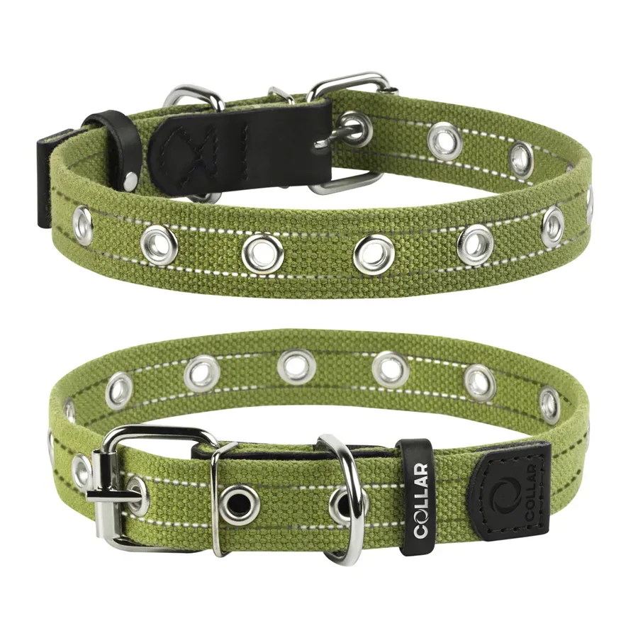 Нашийник для собак бавовняна тасьма Брезент безрозмірний, M Collar Canvas Collar
