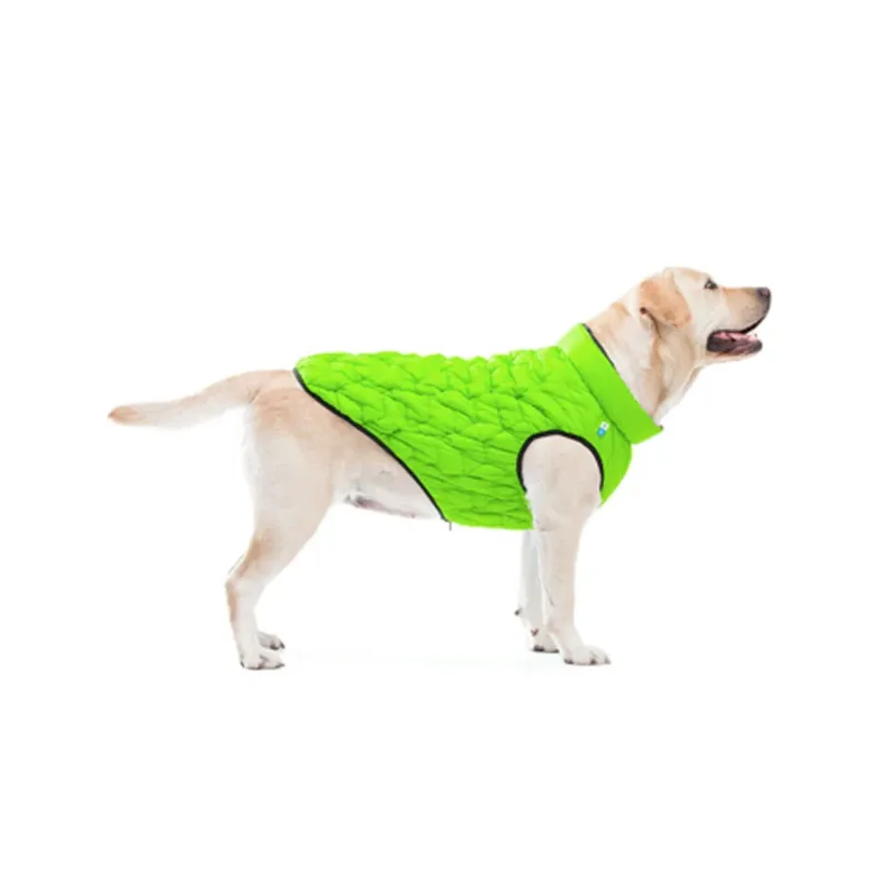 Курточка двусторонняя, L55, салатово-черная AiryVest UNI Dog Jacket