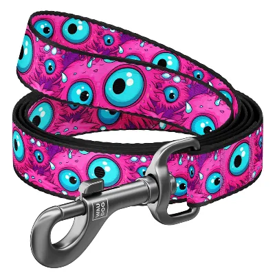 Повідець для собак нейлоновий «Око монстра», 15 мм × 200 см, S WAUDOG Nylon Leash Monster Eye