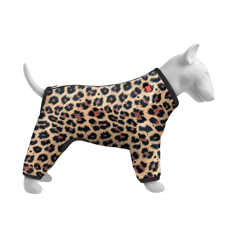 Ветровка для собак «Леопард», S35 WAUDOG Clothes Dog Windbreaker Leopard