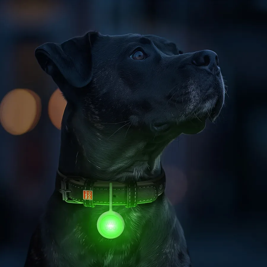 Ліхтарик для собак і котів, у силіконовому чохлі, що світиться, USB WAUDOG LED Light