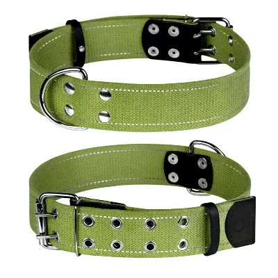 Нашийник для собак бавовняна тасьма Брезент, XL Collar Canvas Collar