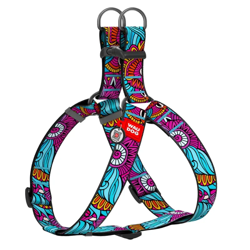 Шлея для собак «Літо», XL WAUDOG Nylon Harness Summer