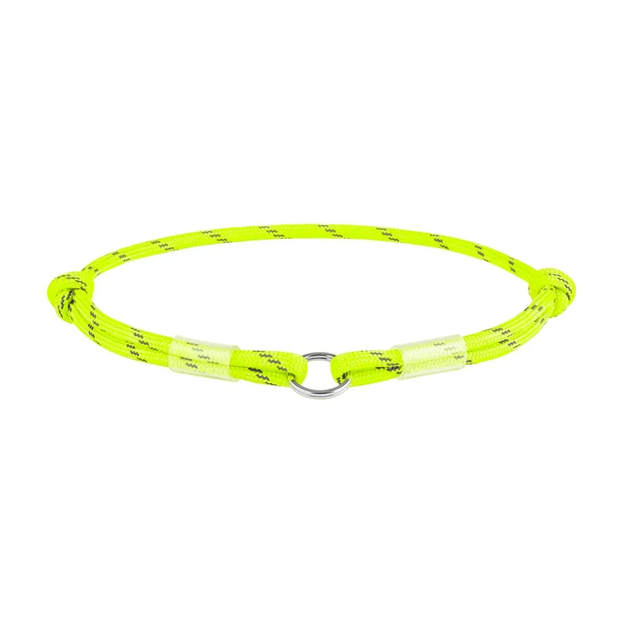 Шнурок для адресника з паракорду, світловідбивний, M, жовтий WAUDOG Smart ID Tag Cord