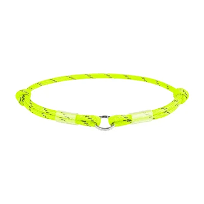 Шнурок для адресника из паракорда, светоотражающий, M, желтый WAUDOG Smart ID Tag Cord