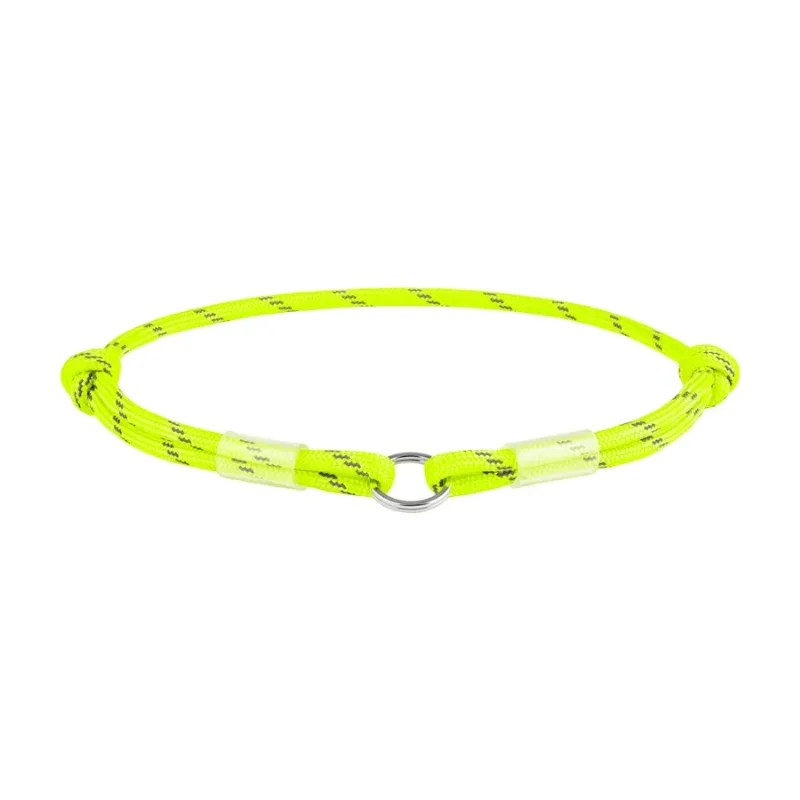 Шнурок для адресника з паракорду, світловідбивний, M, жовтий WAUDOG Smart ID Tag Cord