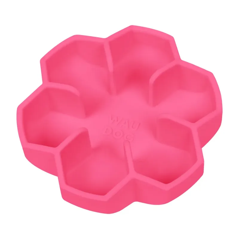 Миска для медленного кормления, 750 мл, розовый WAUDOG Silicone Bowl