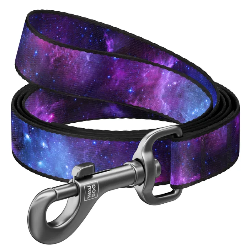 Повідець для собак нейлоновий «NASA21», 20 мм × 122 см, M WAUDOG Nylon Leash NASA21