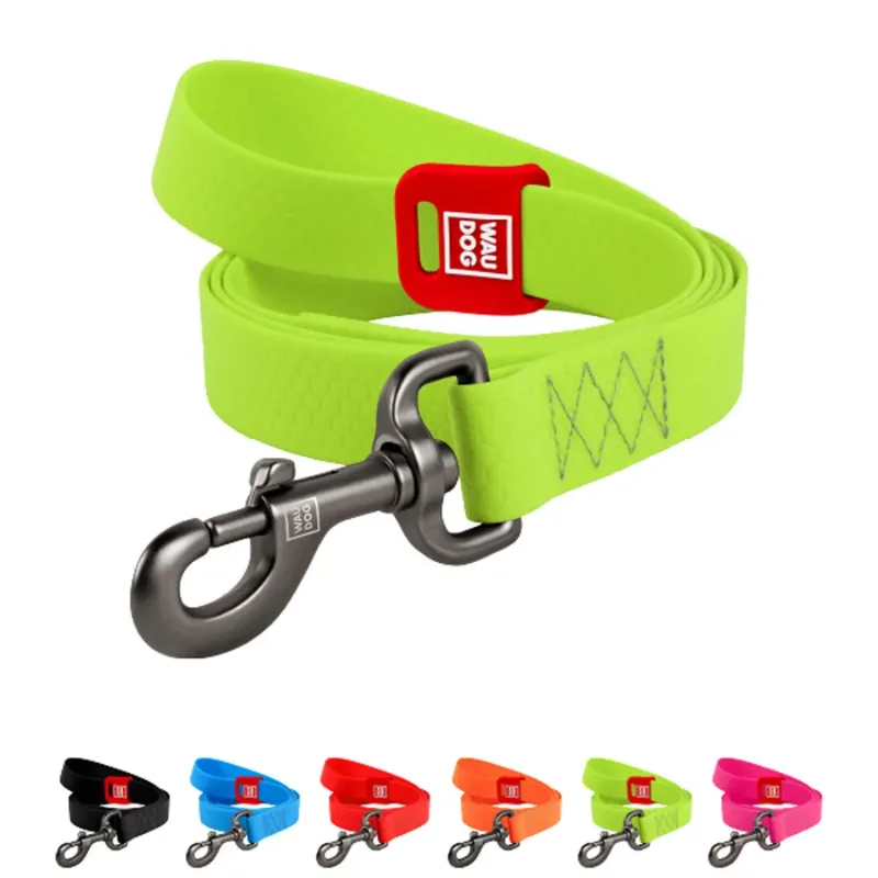 Повідець для собак водостійкий, 15 мм × 305 см, S, салатовий WAUDOG Waterproof Leash