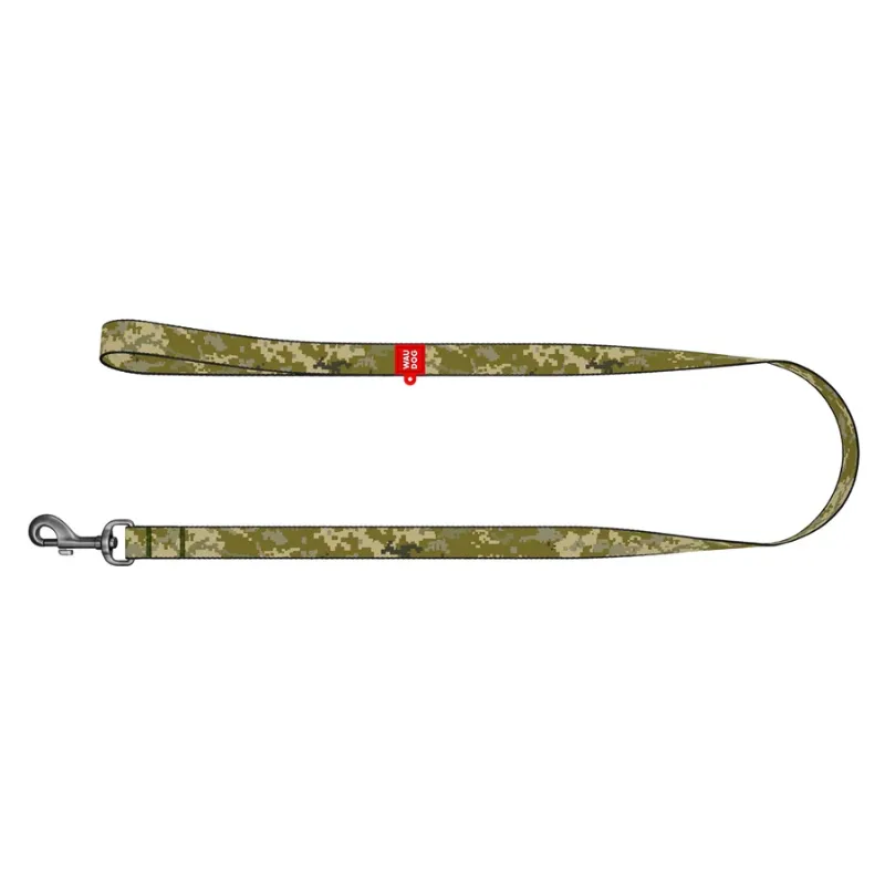 Повідець для собак нейлоновий «Мілітарі», S WAUDOG Nylon Leash Military