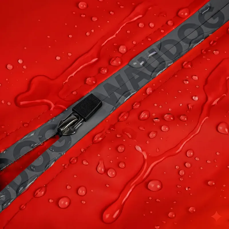 Дождевик для собак, водонепроницаемый, XS25, красный WAUDOG Clothes Dog Raincoat