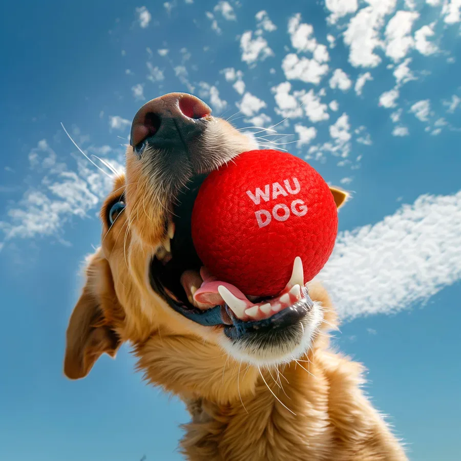 Іграшка для собак, спінений термопластичний поліуретан, 70 мм WAUDOG Fun Red Ball