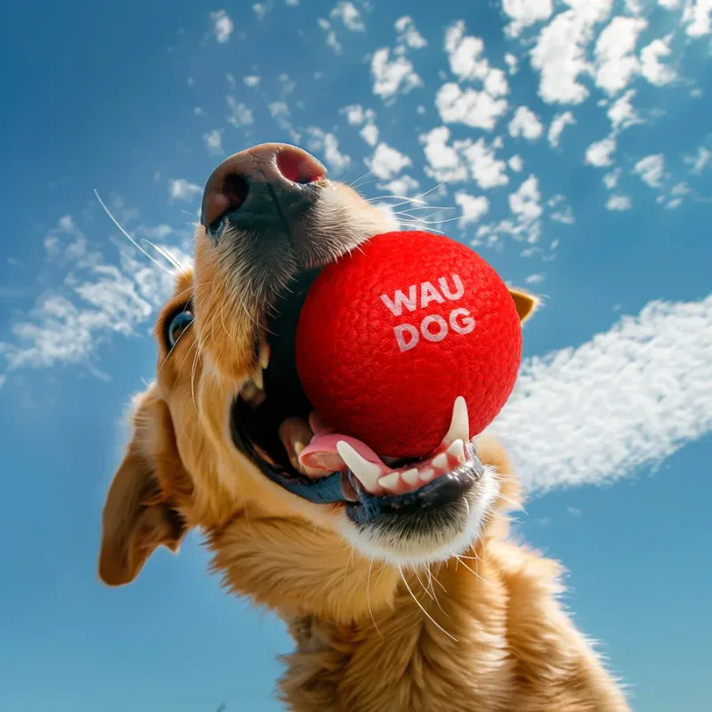 Іграшка для собак, спінений термопластичний поліуретан, 70 мм WAUDOG Fun Red Ball