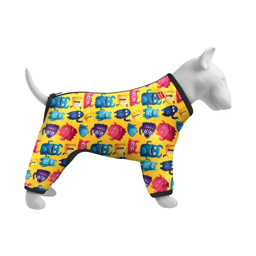 Вітровка для собак «Мохнаті монстри», M45 WAUDOG Clothes Dog Windbreaker Furry Monsters
