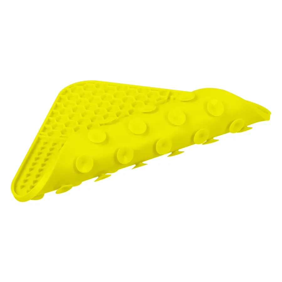 Коврик для слизывания, 190х190х10 мм, желтый WAUDOG Silicone Lick Mat