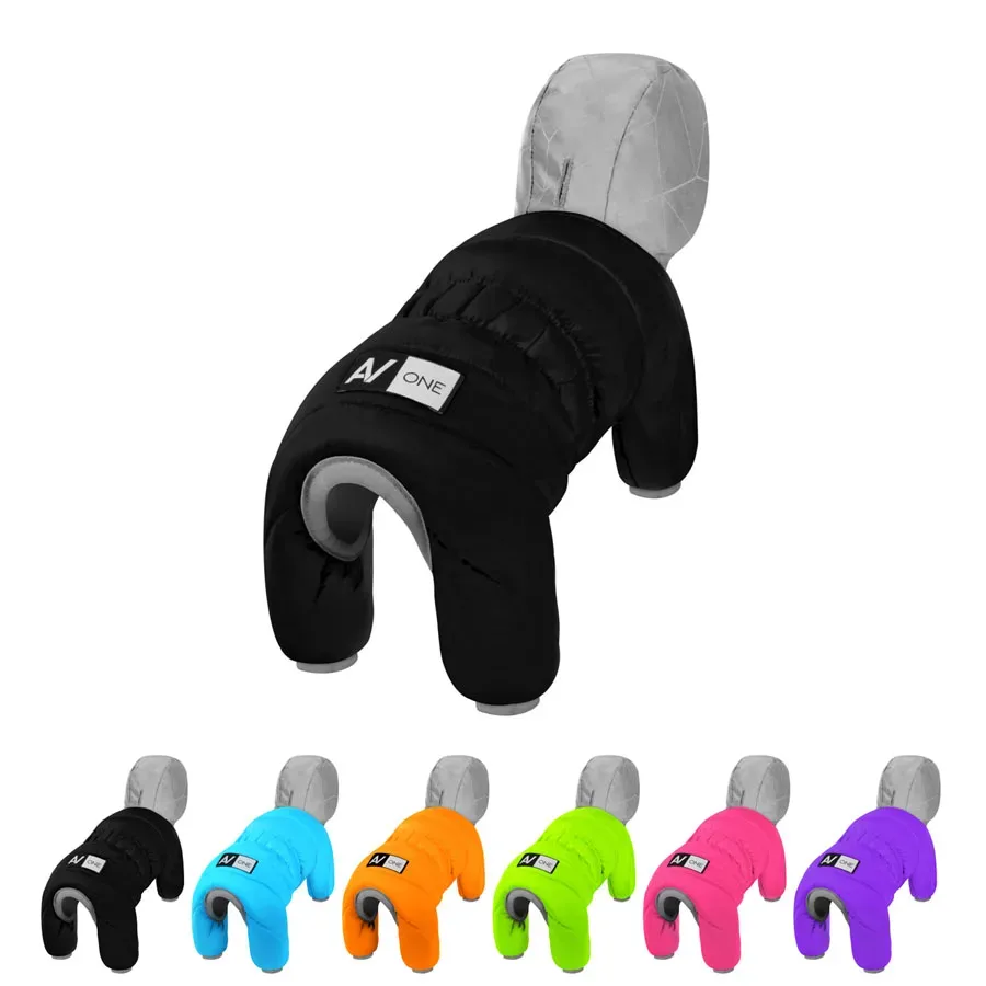Комбинезон для собак, M47, черный AiryVest ONE Dog Jumpsuit