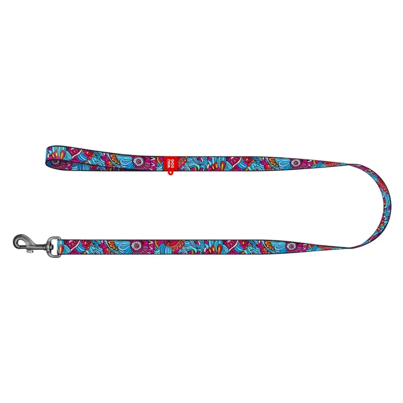 Повідець для собак нейлоновий «Літо», M WAUDOG Nylon Leash Summer