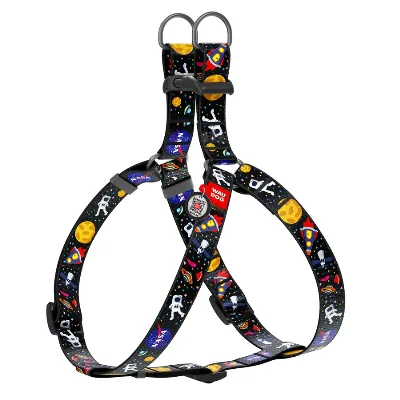 Шлея для собак «NASA», L WAUDOG Nylon Anatomic Harness NASA