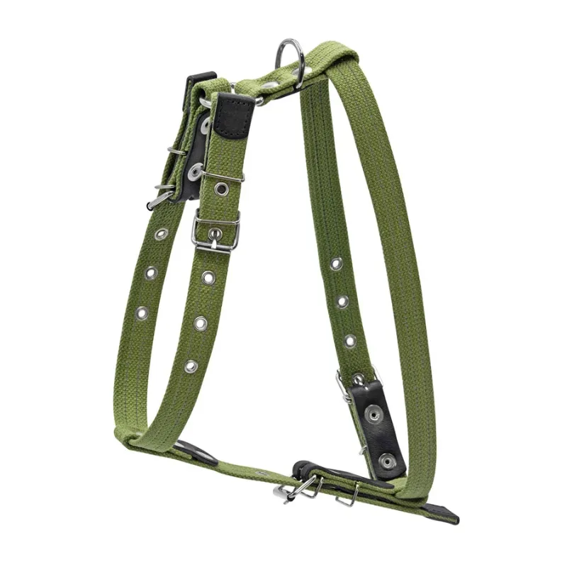 Шлея бавовняна тасьма Брезент для середніх собак, M Collar Canvas Harness