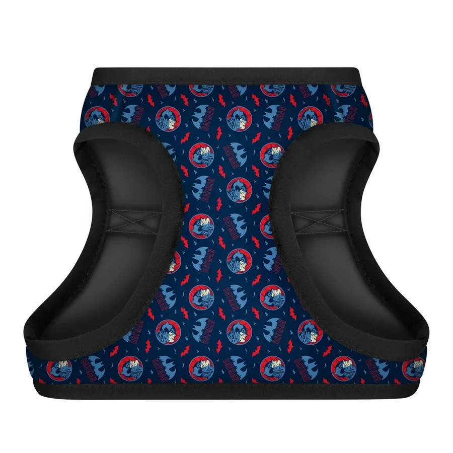 Шлея для собак м'яка «Бетмен червоно-блакитний», S1 WAUDOG Clothes Soft Harness Batman Red-Blue