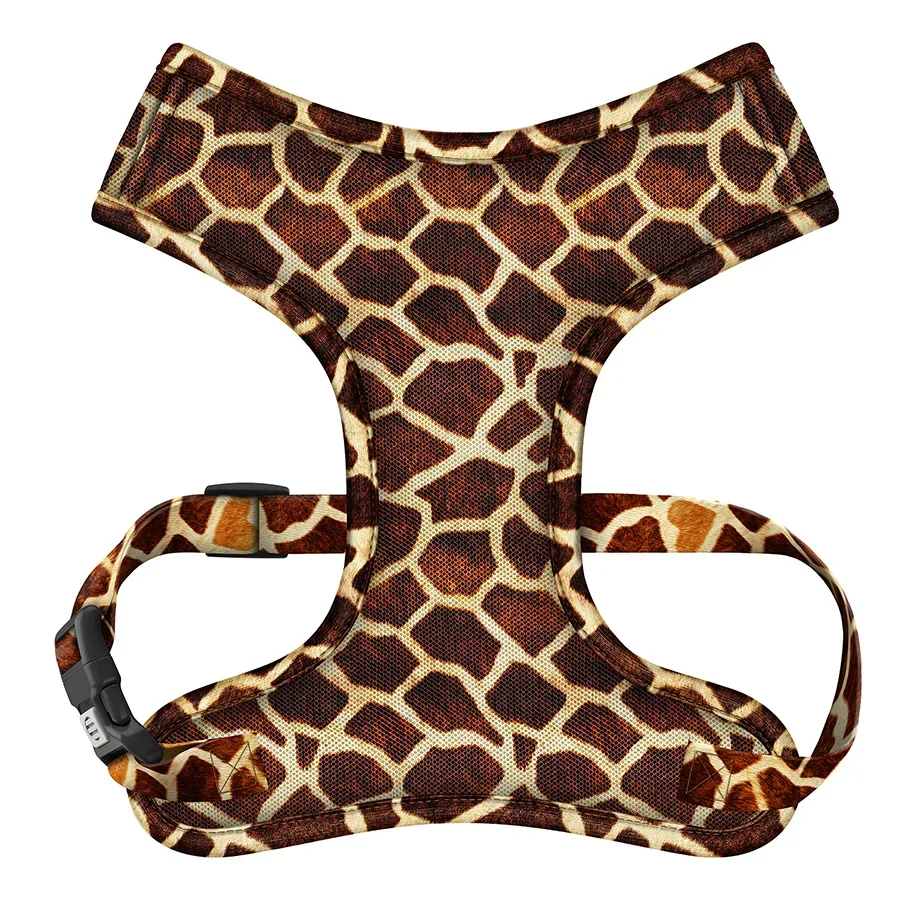 Шлея для собак дихаюча «Жираф», M WAUDOG Mesh Soft Harness Giraffe