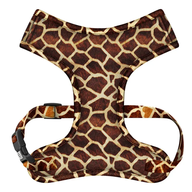 Шлея для собак дихаюча «Жираф», M WAUDOG Mesh Soft Harness Giraffe