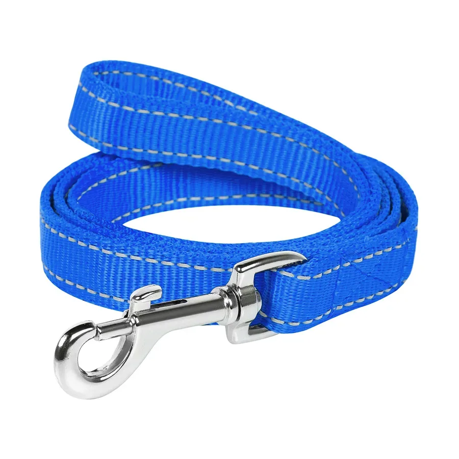 Повідець з нейлону подвійний, S, блакитний Dog Extreme Leash