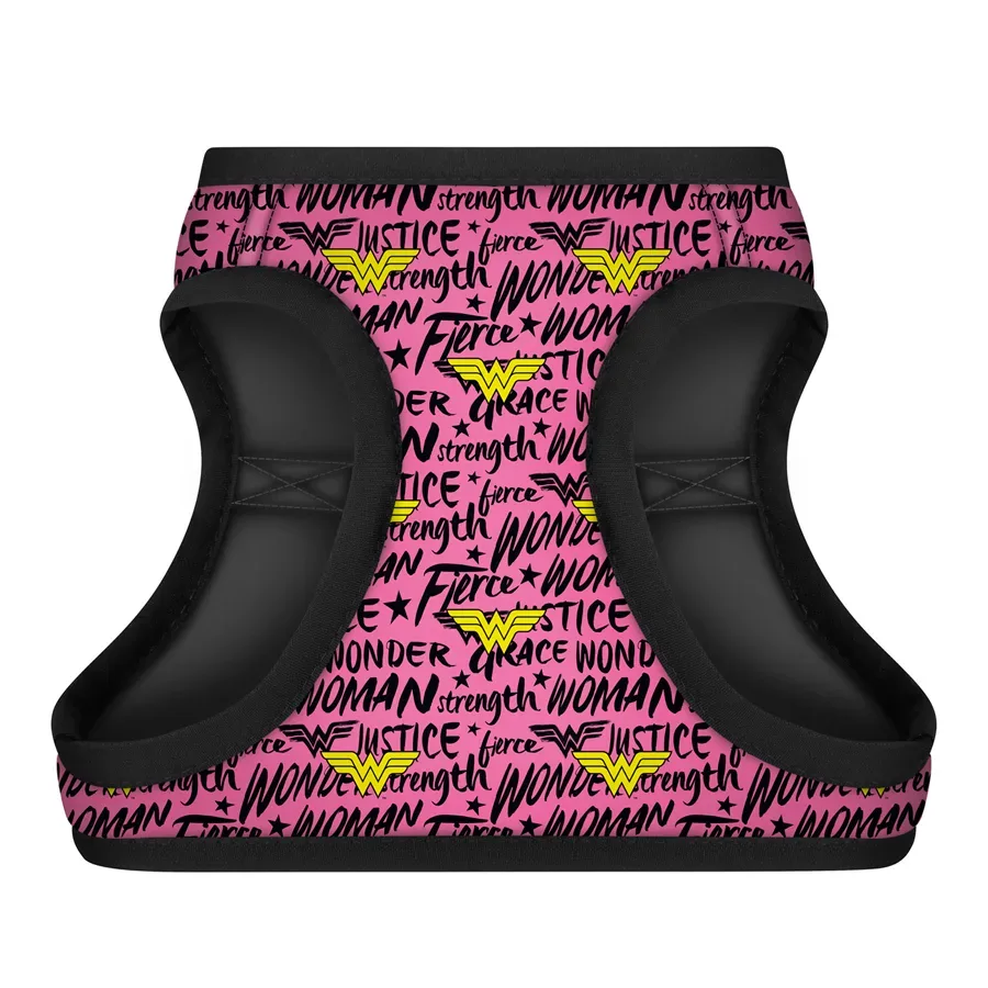 Шлея для собак мягкая «Чудо-женщина в розовом», XS1 WAUDOG Clothes Soft Harness Wonder Woman in Pink
