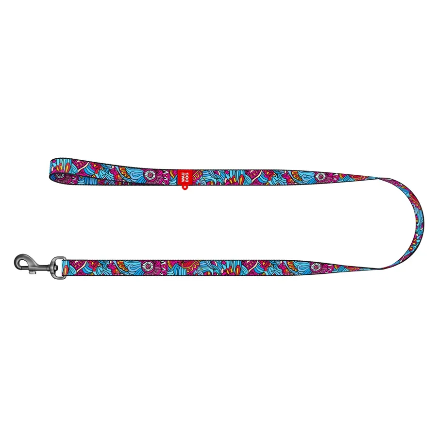 Повідець для собак нейлоновий «Літо», S WAUDOG Nylon Leash Summer