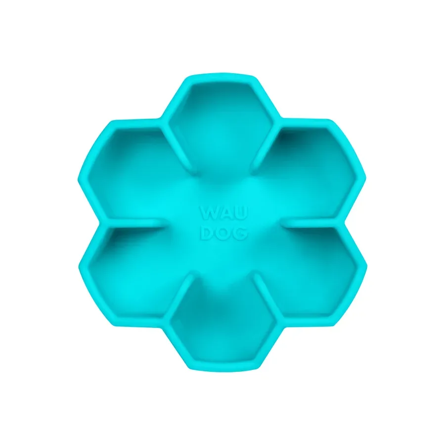 Миска для повільного харчування, 450 мл, блакитний WAUDOG Silicone Bowl
