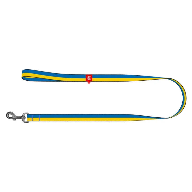 Поводок для собак нейлоновый «Colors of freedom», L-XXL WAUDOG Nylon Leash Colors of Freedom