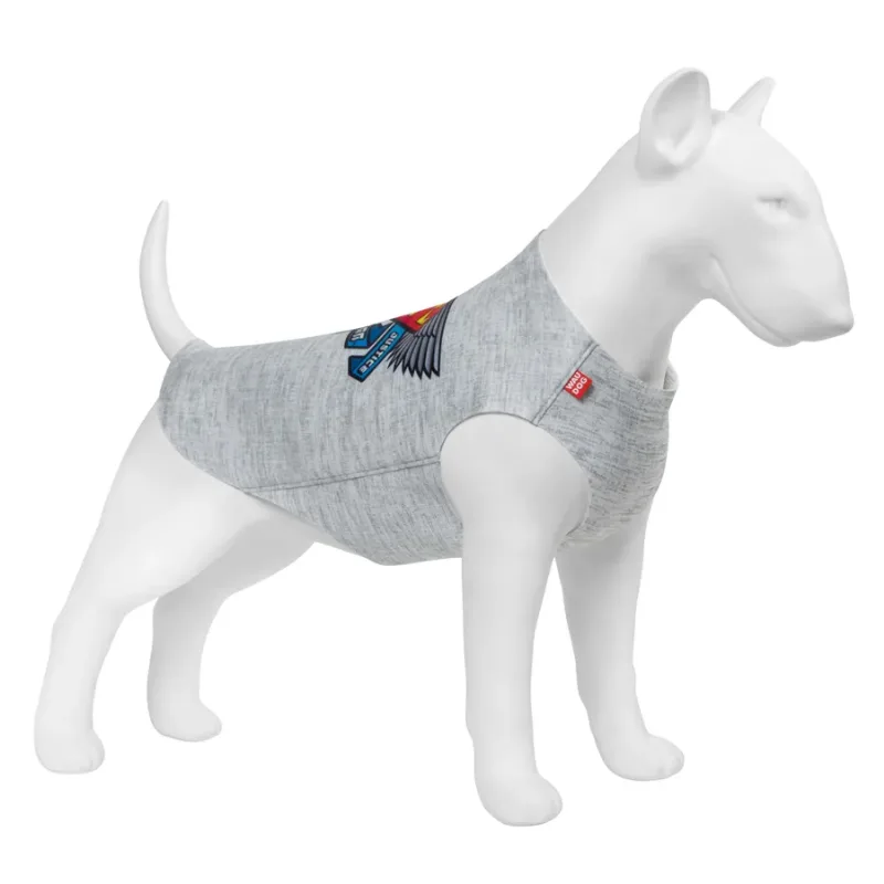 Майка для собак «Супермен, правда, справедливость», XS30 WAUDOG Clothes Dog T-Shirt Superman Truth Justice