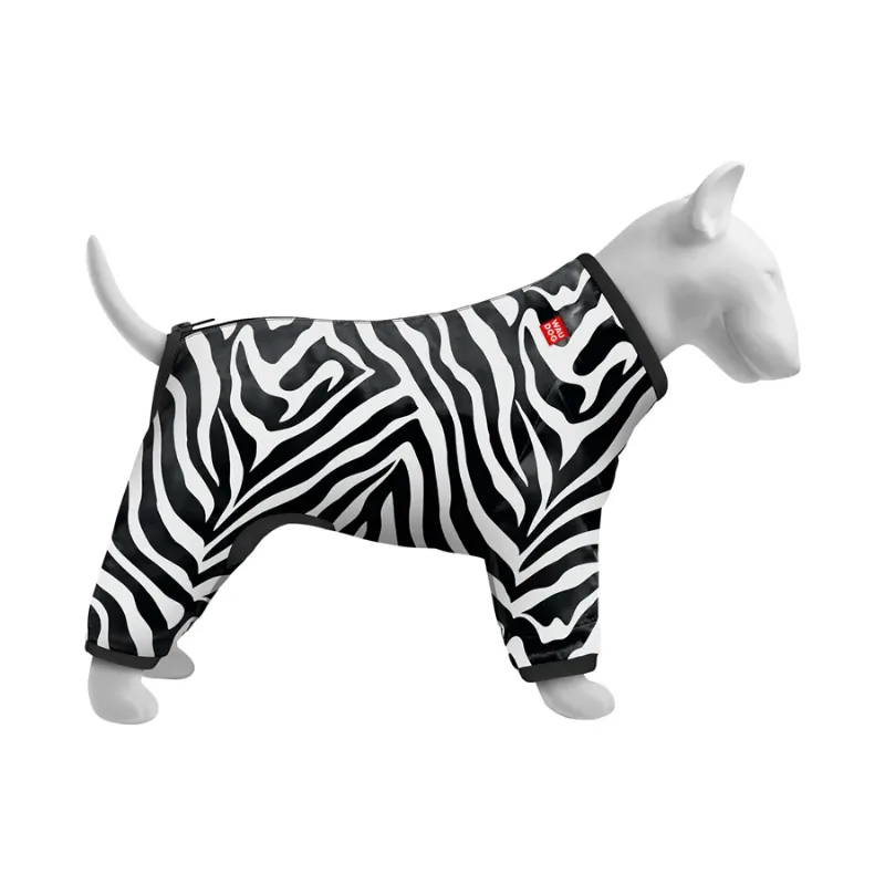Вітровка для собак «Зебра», S35 WAUDOG Clothes Dog Windbreaker Zebra