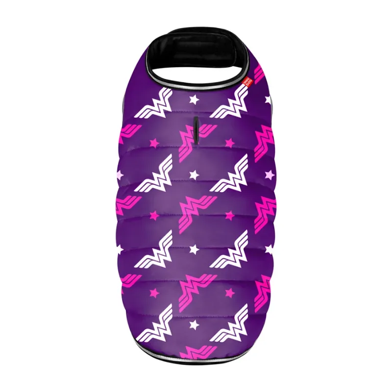 Курточка-накидка для собак «Чудо-женщина фиолет», XXS WAUDOG Clothes Dog Cape Jacket Wonder Woman Violet