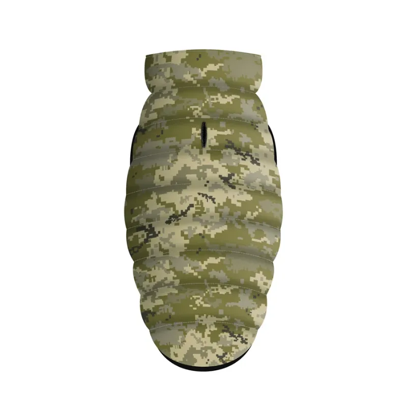 Курточка для собак «Мілітарі», L55 WAUDOG Clothes Dog Jacket Military