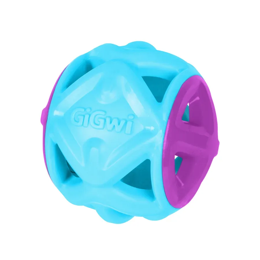Іграшка для собак М'яч, блакитний, гума, 9 см GiGwi Basic EDGE Ball Toy
